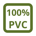 100% ПВХ (Пластик)